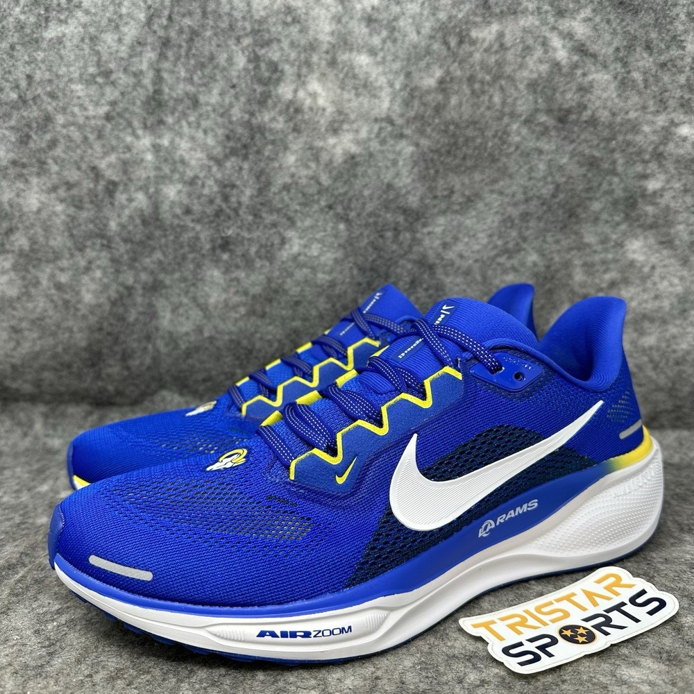 Los Angeles Rams Shoes Mens Size 8 Nike Zoom Pegasus 41 Running FZ5086-400 NFL